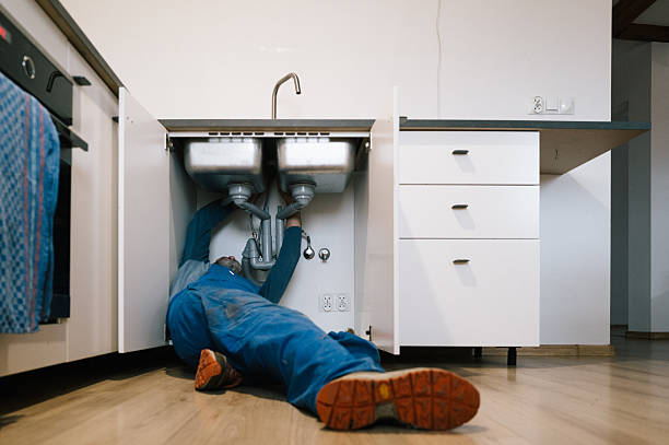 Professional Plumbing technician working in Armbrust, PA